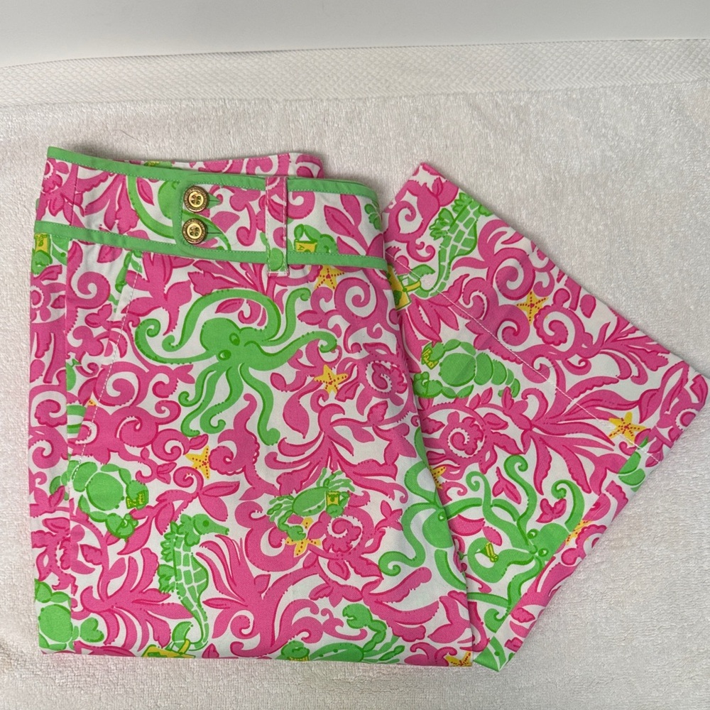 Lily Pulitzer Club Crop Pants in Heading South
